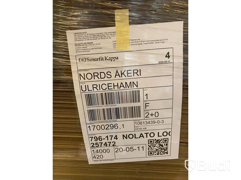 Lock till kartong från aPak, ca 420 st